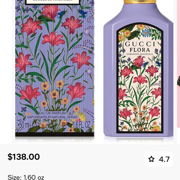 Gucci Flora Gorgeous Magnolia Perfume - Picture 2 of 2